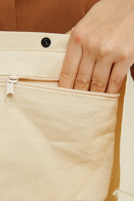 Zoozie Bags Bolso Tote de Lona Crema Zoozie Bags Bolso Tote de Lona Crema